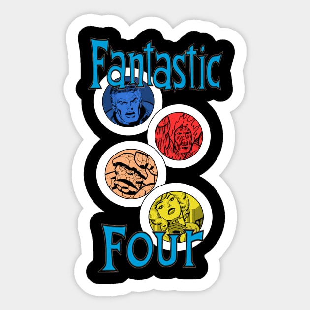 F4 Sticker by Vikingeek